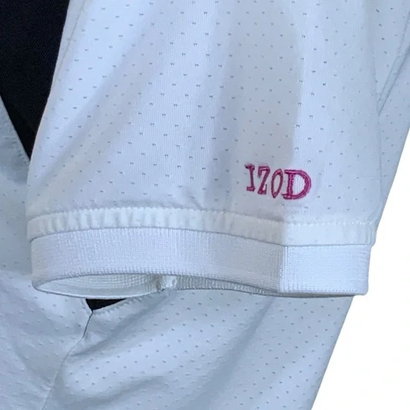 Izod XFG Golf Polo Women’s Athletic Tennis Top Cool FX White Pink Black Medium - Picture 8 of 16